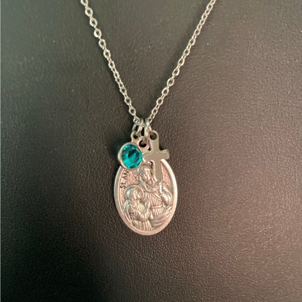 Saint Anne Saint Medal Necklace